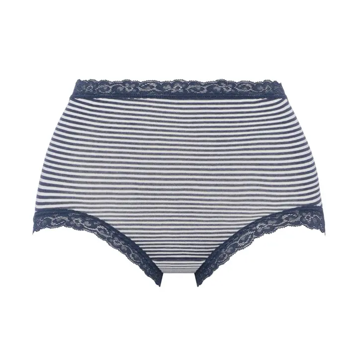 SO NATURAL7120 はきこみ深めショーツ, ブルー, product image number 0