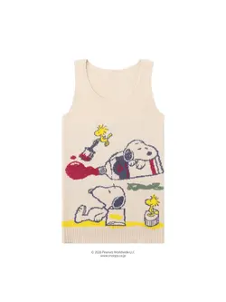 スロギー Warmer SNOOPY G083 袖なしトップ
