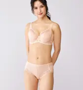 【SALE】レッドレーベル バイ トリンプ0115 フルカップブラジャー(パッドなし), オレンジ, model image number 1