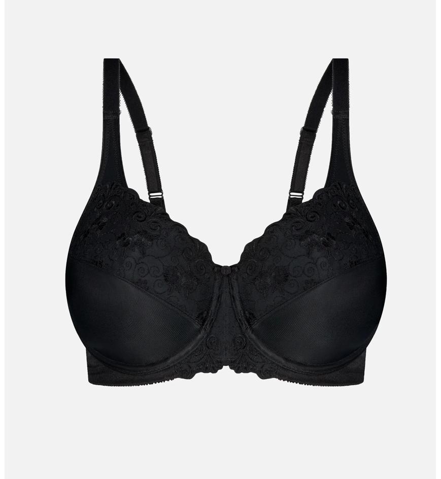 Triumph EMBROIDERED MINIMISER BRA - Black - Minimiser