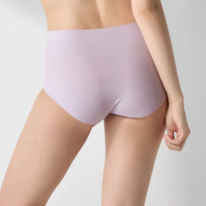 【WEB限定】綿混タイプ(スロギーG028)　マキシショーツ, パープル, model image number 2