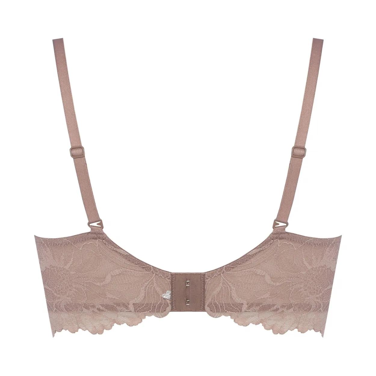 ナチュラルユーブラ スムースタイプ ブラジャー ガーデニアウィスパー, ブラウン, product image number 1