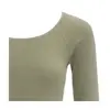 【SALE】あったかフィットインナー5370 8分袖トップ, グリーン, swatch