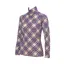 【SALE】あったかハイネックインナー5390 10分袖トップ(柄), ベージュ, product image number 2