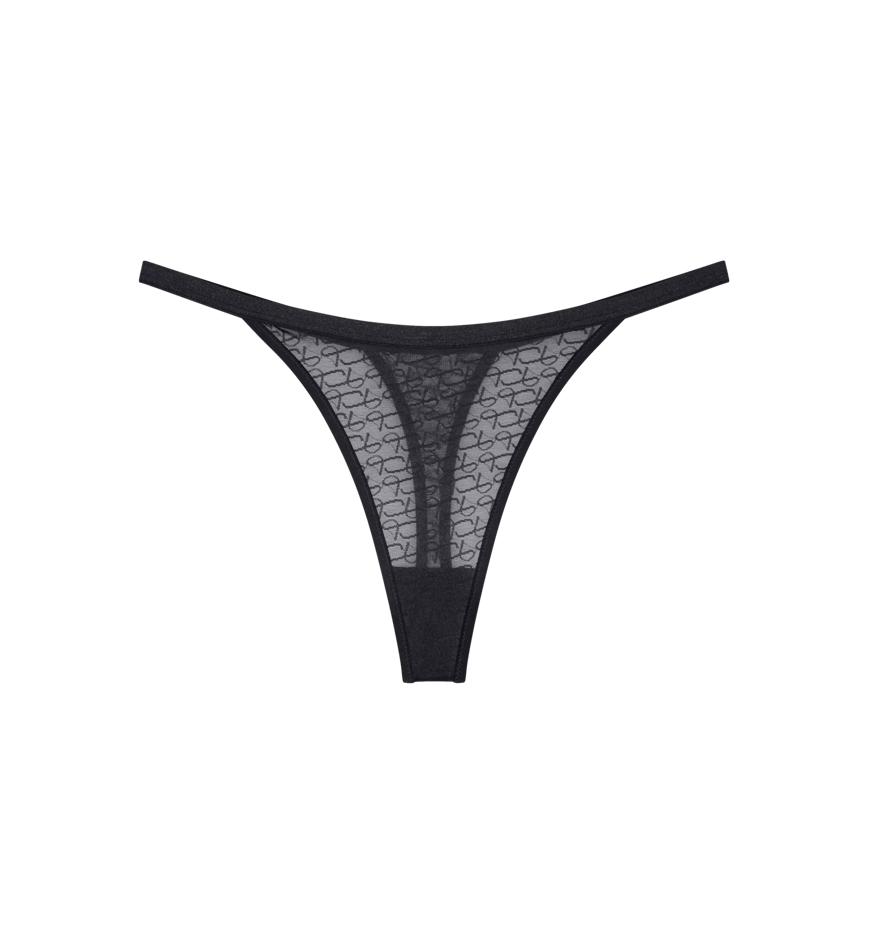 Triumph SIGNATURE SHEER STRING - Black - G-String