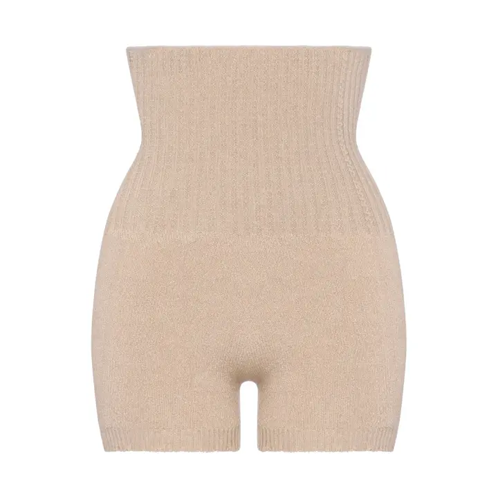 スロギー “ほっ”とアイテム(ミニウォーマー) ハラマキ付きニットパンツ, グレー, product image number 0