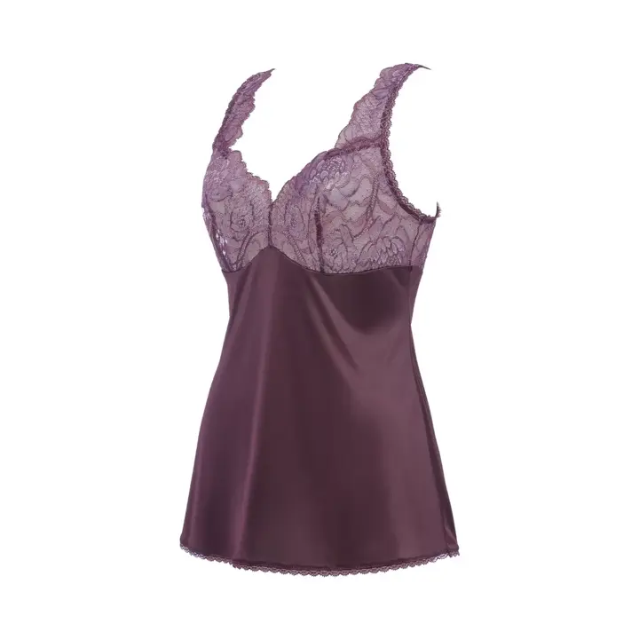 フロラーレ バイ トリンプ1100 ラウンドキャミソール【一部カラーSALE】, パープル, product image number 2