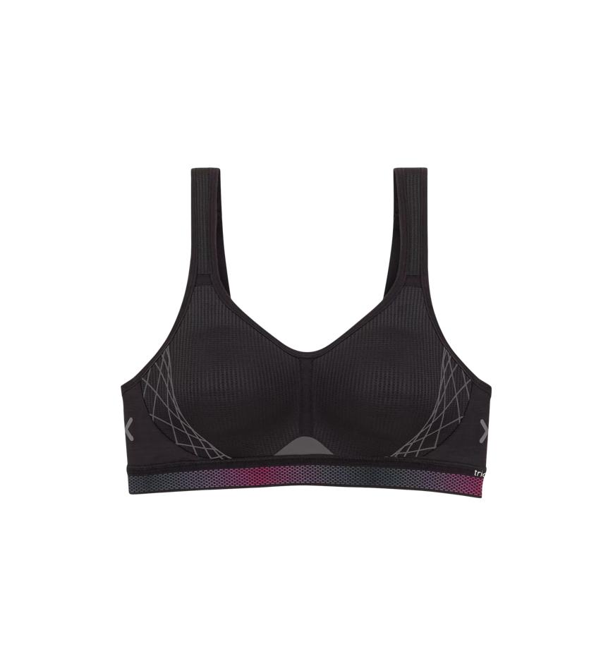 Triumph TRIACTION CARDIO FLOW PADDED BRA - Black - Wirefree