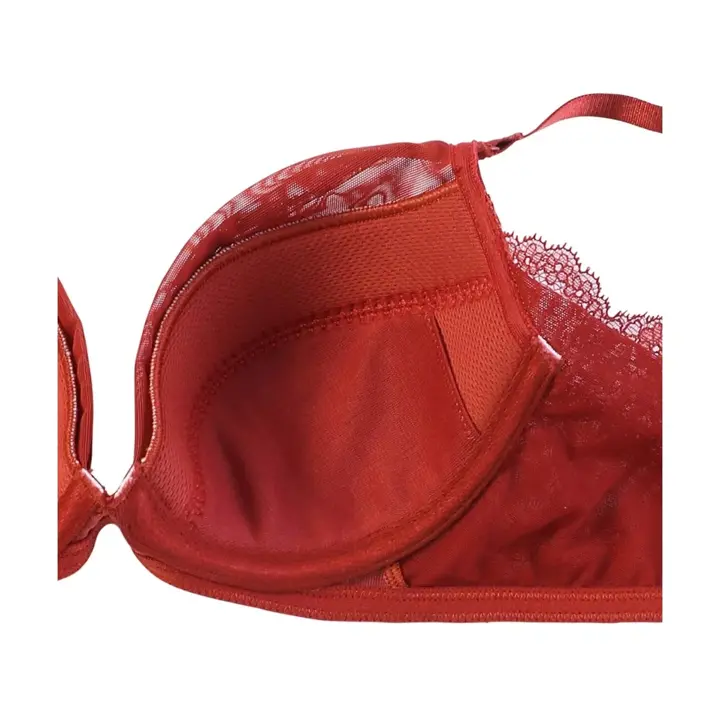 フロラーレ バイ トリンプ017 ブラジャー(パッドなし)【一部カラーSALE】, レッド, product image number 3