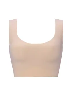 【WEB限定】綿混タイプ(スロギーG028)　カップ付きハーフトップ