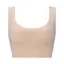【WEB限定】綿混タイプ(スロギーG028)　カップ付きハーフトップ, ベージュ, product image number 0