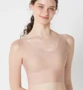 スロギー ゼロ フィール(R) ハーフトップ ナイトブラ, , model image number 0