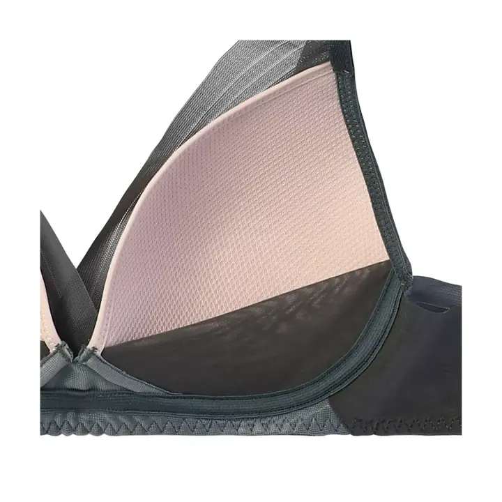 エス バイ スロギー シアー ノンワイヤーブラ, グリーン, product image number 3