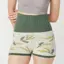 【SALE】スロギー “ほっ”とあったか(ニット柄) ハラマキ付きニットパンツ, グリーン, model image number 0