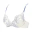 夢みるブラ ノンワイヤー ブラジャー レインボーリリー, ホワイト, product image number 2