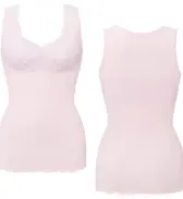 【SALE】楽ソフト カップ付インナー6020 タンクトップ, パープル, product image number 1