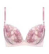 【SALE】きゅっと寄せブラ スウィートガーベラ, ピンク, product image number 0