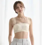デザインストラップ フリル, ホワイト, model image number 0