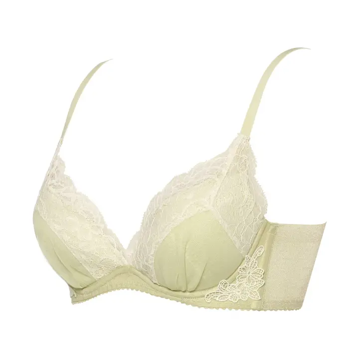 チャーミングラマー スリムライン DeepV ブラジャー ヴィンテージクロス, グリーン, product image number 2