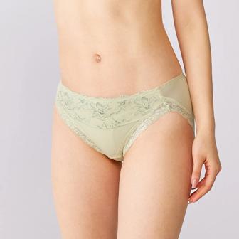 恋するブラ612 レギュラーショーツ【一部カラーSALE】, グリーン, model image number 0