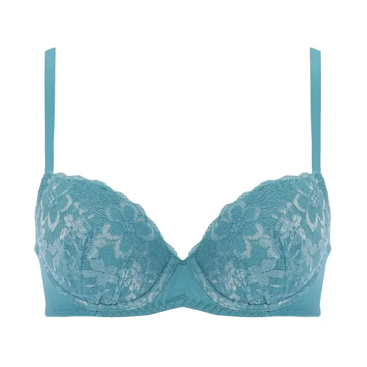 夢みるブラ(R) ライト ブラ＆ショーツセット ドリームデイリリー【一部カラーSALE】, ブルー, product image number 0