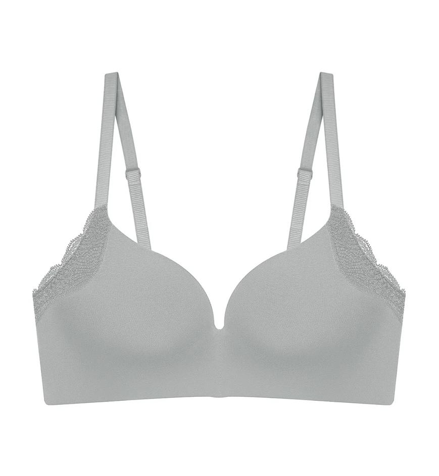 Natural Spotlight Non-Wired Padded Bra in Grey | Triumph