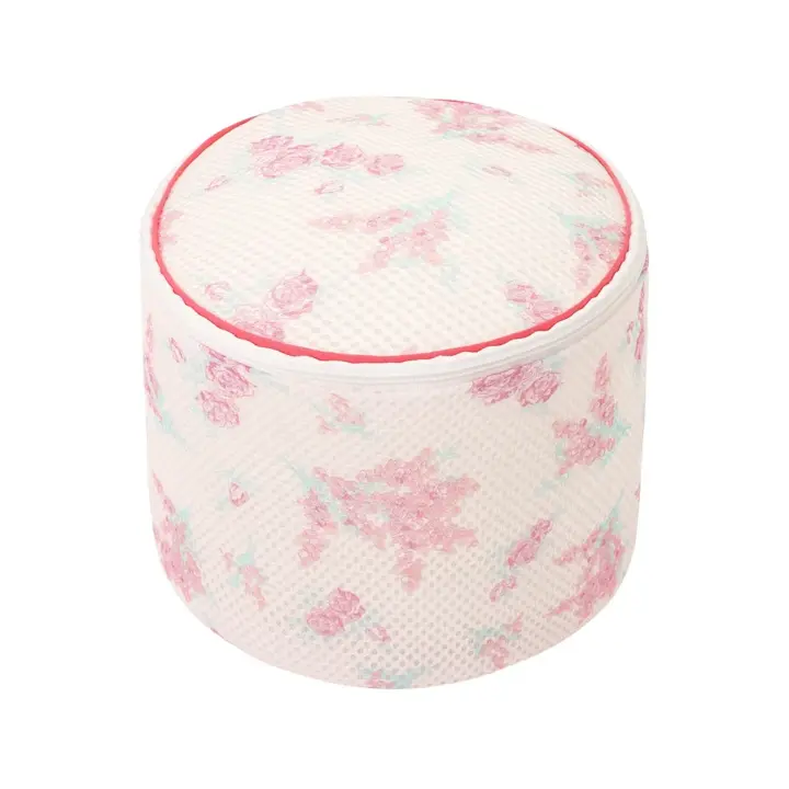 ランドリーネット 円柱型 マイブロッサムブーケ, ピンク, product image number 0
