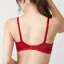 【SALE】天使のブラ スリムライン614 ブラジャー, レッド, model image number 2