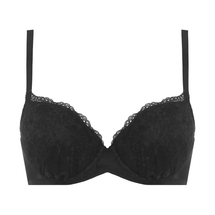 夢みるブラ ライト ブラジャー フローラルミスト, ブラック, product image number 0