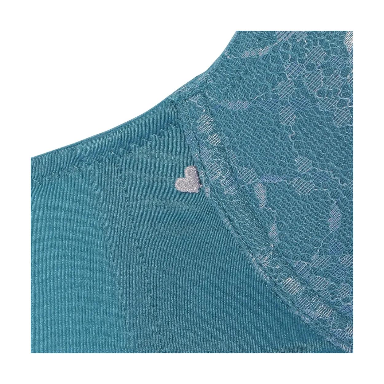 夢みるブラ(R) ノンワイヤー ブラ＆ショーツセット ドリームデイリリー【一部カラーSALE】, ブルー, product image number 2