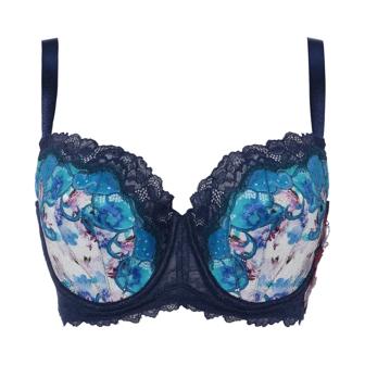 レッドレーベル バイ トリンプ0120 ブラジャー(パッドなし), ブルー, product image number 0