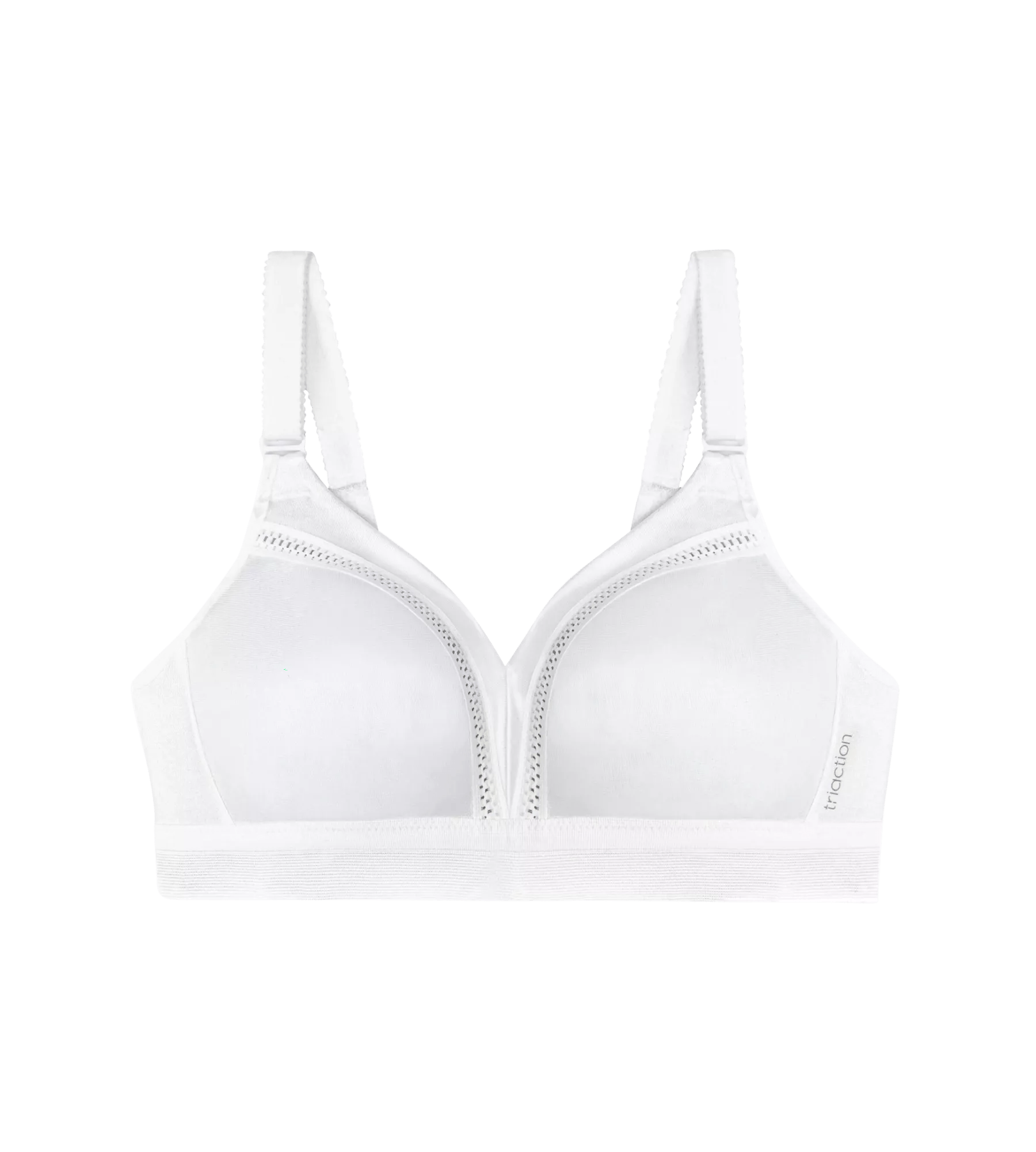  Triumph Triaction Wellness Non-Wired Sports Bra White (0003)  38B CS : Clothing, Shoes & Jewelry
