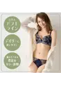 【WEB特別価格】美胸ソフトブラ クラッシーペタルズ ブラ＆ショーツセット