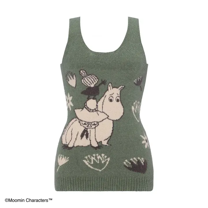 スロギーG073 ムーミン インナートップ, グリーン, product image number 0