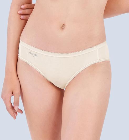 Triumph Quần Lót Midi SLOGGI COMFORT CARE - Thân thiện môi trường - Pearl beige - Midi Panties