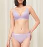 Triumph Tri-Air Lite Non Wired Push Up Deep V Bra - Hyancinth - Push Up Bra