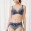 【SALE】トリンプ プレミアム ゴールドレーベル4002 ブラジャー(パッドなし), ブルー, model image number 1