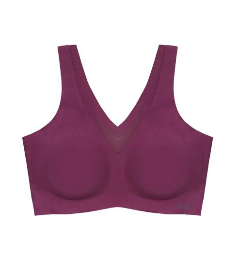 Triumph SLOGGI ZERO FEEL AIR TOP - Wine - Non-wired Bra