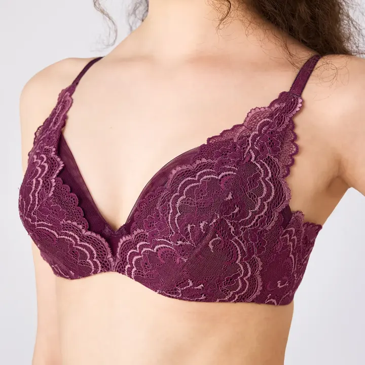 ゴールドレーベル バイ トリンプ4007 ブラジャー(パッドなし), レッド, model image number 4