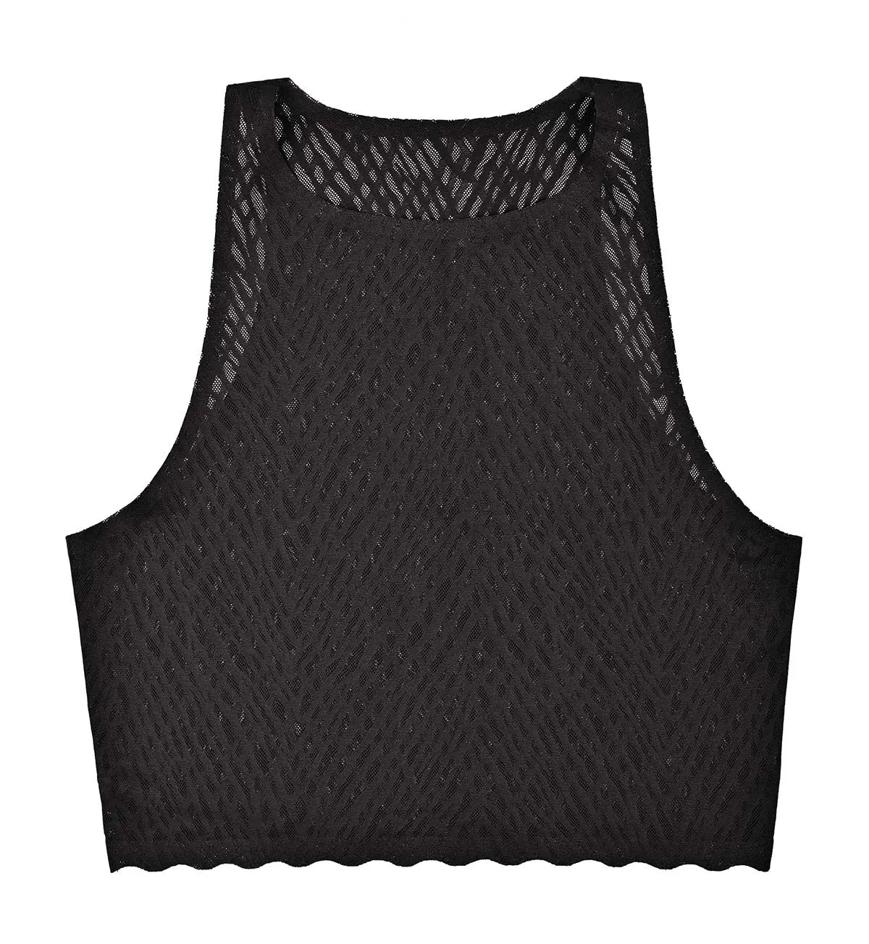 ★ILLIGO★ Signature Crop T-Shirt Black Women's - [ill.] Cropped Signature Tee - Vintage Black – iLL
