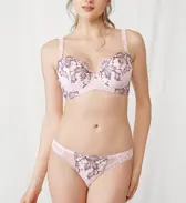 【SALE】フロラーレ バイ トリンプ613 ブラジャー(パッドなし), ピンク, model image number 1