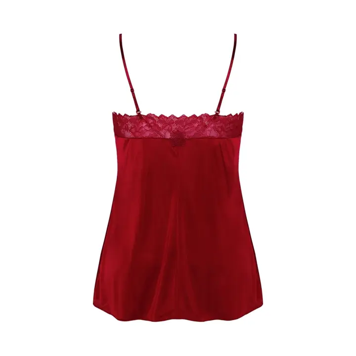 【SALE】レッドレーベル バイ トリンプ0114 ロングキャミソール, レッド, product image number 1