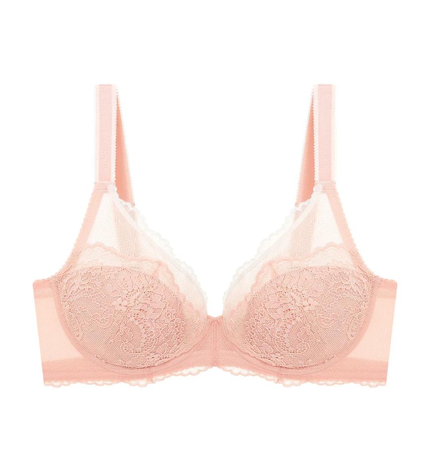 【美品】Stitch Bra Top biustonosz RIBBON BRALETTE dusty rouge - Sklep internetowy