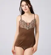 フロラーレ バイ トリンプ 615  キャミソール, ブラウン, model image number 0