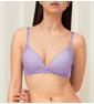 Triumph Aqua Lucky Non-Wired Deep V Push Up Bra - Lilac - Non-wired Bra