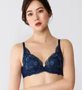 フロラーレ リュクス5013 ブラジャー(パッドなし), グレー, model image number 0