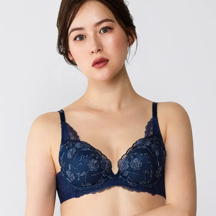 フロラーレ リュクス5013 ブラジャー(パッドなし), グレー, model image number 0