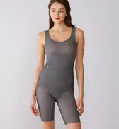 トリンプ プレミアム ゴールドレーベル4006 ロングガードル【一部カラーSALE】, グレー, model image number 2