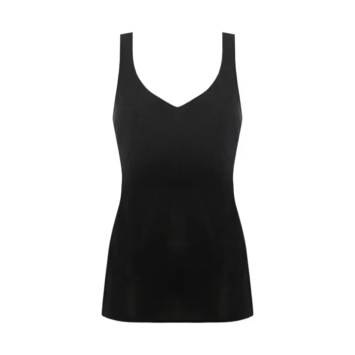 シンプルランジェリー5460 ラウンドキャミソール, ブラック, product image number 0