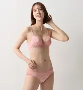 夢みるブラ(R) ライト ブラ＆ショーツセット デイジーシャワー【一部カラーSALE】, , model image number 4